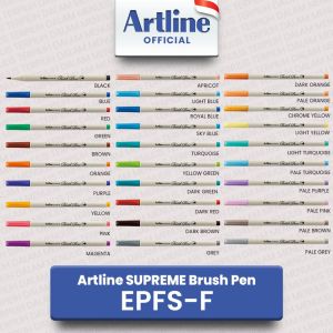 ARTLINE Spidol Supreme Brush Pen EPFS-F PART 1