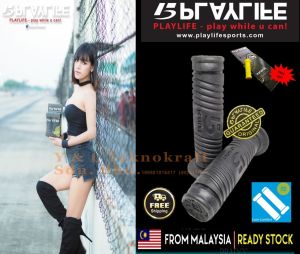 Playlife Handle Grip Motosikal Pegangan Hebat Getah Handle Motor Original Motorcycle Accessories Universal Rubber Throttle Supremely Comfortable RoadBike Free Key Chain Gift Barang Motor ex5 lc135 rs150 waze125