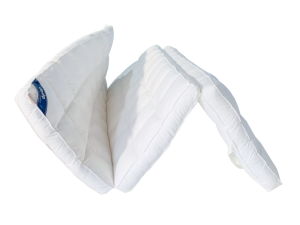 Nệm Topper Thế Hệ Mới DADA - 3 Gấp Tiện Ích Êm Mềm Bồng Bềnh Thoáng Mát - Dày 9cm - Màu Trắng (Trả góp 0%)