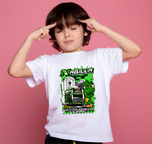 kaos bis nabila pemburu telolet model terbaru bahan katun lebih tebal dan lembut .