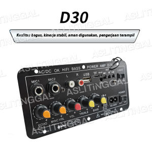 Ampli Board 400w Bluetooth High-Fidelity Bass Power AMP 400w AC 220 V atau DC 12-24 V Full Bass Power Audio Mobil Stereo Untuk Segala Senis Speaker / AW-322 Amplifier Board Audio Karaoke Power Stereo Bluetooth USB FM Subwoofer DIY 400W - D30OK