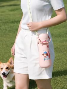 SKISOPGO 3-in-1 Pet Foldable Water Bottle Dog Water Dispenser Leak-Proof Travel Drinking Cup Portable Feeder with Mist Spray