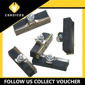 [Csndices] A Pc Durable Bicycle Silent Brake Pads Cycling V Brake Holder Pads Shoes Blocks Rubber Pad For Long-lasting Performance