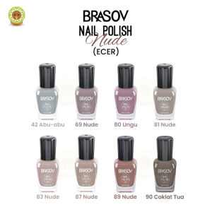 BRASOV KUTEK Cat Kuku Nude 8 ML BPOM Nail Polish Kutex Kuteks XX-CT