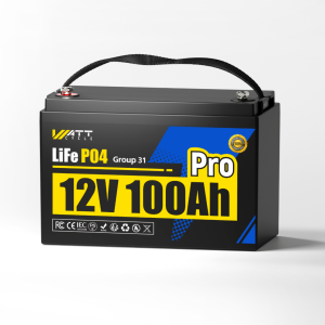 🔥5 Years Warranty🔥Wattcycle 12v 100Ah LifePO4 Lithium Iron Battery  Solar Battery Ebike Batteries Car Battery Built in BMS Protection Rechargeable Series-Connectible Lithium Iron Phosphate Battery