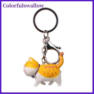 Colorfulswallow Mới đáng yêu mèo con mèo Keychain Keyring túi xách mặt dây chuyền trang trí trẻ em Đồ chơi Quà Tặng