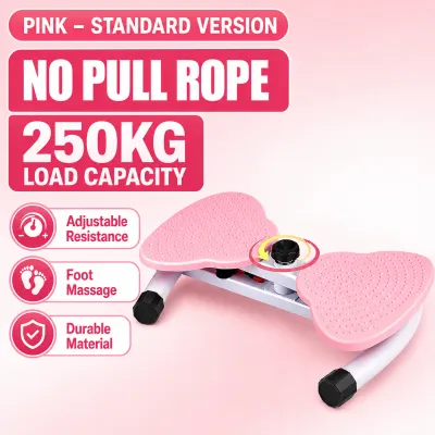 Waist Twisting Machine Waist Fitness Exercise home Fitness Equipment Exercise Women Abdominal Rotation Waist waist turn fat burner exercise，Waist Twister Disk Fitness Gym Equipment Shaper Twister Disk with Rope Handles Trainer