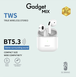 Gadget MIX Diginut T-27 TWS Bluetooth Earphones/ Wide Compatibility/ Bluetooth 5.3/ HIFI Stereo Sounds