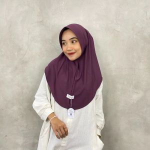 Hijab Kenan Kerudung Kinan Premium Jilbab Dzevada Size M Label Keenan