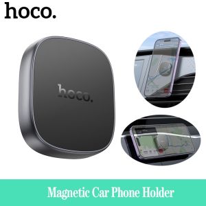 HOCO H52 Magnetic Car Phone Holder Mini Dashboard Cell Phone Stand Car Center Console Wall Holder For iph&Android Smartphone Universal For 4.5-7.0 inch Phone