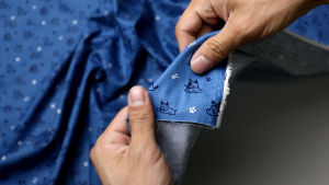 ผ้าคอตต้อน 100% ลายสูง 45 นิ้ว ผ้าเมตร ผ้าหลา ผ้าต้าน