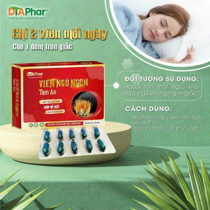 viên ngủ ngon.ngủ ngon , ngủ sâu giấc | Lazada.vn