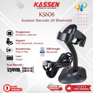 KASSEN KS606 Scanner Barcode QR Code 2D Handheld Wireless Bluetooth