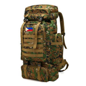 knapsack 80L large capacity waterproof camouflage backpack outdoor sports hiking travel backpack Camping backpack QBZ-21