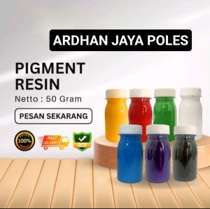 Pigment Pewarna Resin 50gr Pigmen Resin - Hitam