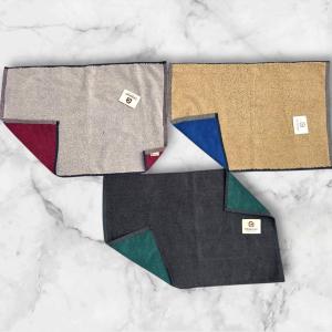 Keset Kaki Handuk Chalmer 2W 40x60 Dua Warna Bolak Balik Keset Lantai Warna Tua Gelap