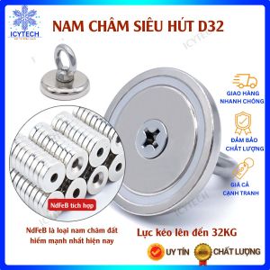 Nam châm siêu hút móc treo nam châm nam châm cứu hộ - ICYTECH