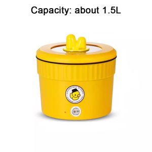 Gentleman duck instant noodle pot small instant noodle electric cooker multi-function electric hot pot for one person steaming boiling frying and frying