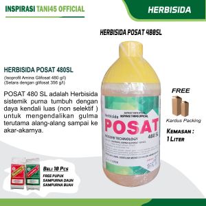 Herbisida Posat 1 liter Herbisida Sistematik Purna Tumbuh Untuk Membasmi Rumput Sampai Akar