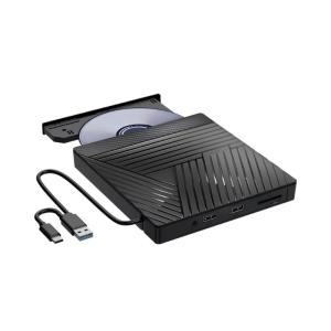 USB3.0 Type C External Disc Drive Reader Writer for PC Laptop Multiple Systems Reader Wide Compatibility