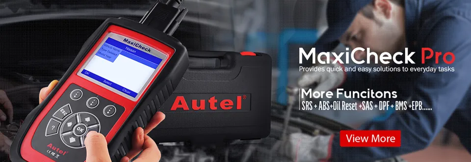 Autel MaxiCheck Pro OBD2 Diagnostic Scanner (including EPB/ABS/SRS/SAS/BMS/DPF)US Free