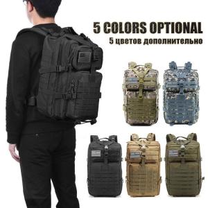 50L Man Army Military Tactical Large Backpack Waterproof Bagpack Outdoor Sport Hiking Camping Hunting 3D Rucksack Bags for Men