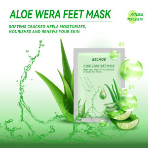 Eelhoe Aloe Vera Feet Mask Exfoliating Moisturizing Nourishing Smooth Foot Mask Anti-Drying Crack Remove Dead Skin Foot Patch