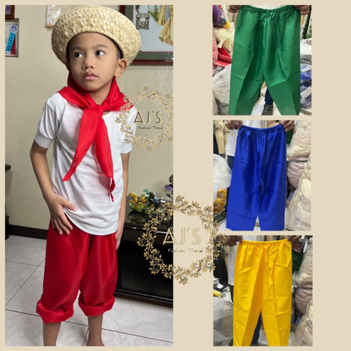 【COD】 COMPLETE SET KatipuneroMagsasaka Filipino Costume For Boys ...