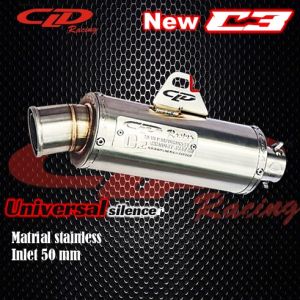 Knalpot CLD Racing New C3 Bulat Beat Scoopy Genio Mio Sporty Mio j Mio m3 xeon rc/Xeon gt 125 x ride 125