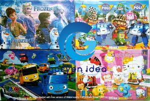 Paket Hemat Mainan Puzzle Anak Karakter Isi 10 Pcs Puzzle