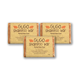 3 PCS Bendurya Natural Hair Grower GUGO Shampoo Bar (100g)