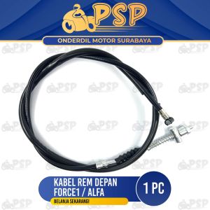 Kabel Rem Depan Force 1 - Cable Cabel Seling Tali Kawat Rim Depan Yamaha Alfa Vega Crypton Sigma