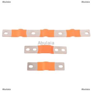 [COD] Abulaia แถบตัวนำไฟฟ้ายืดหยุ่น300A บัสบาร์ทองแดงแบบ200A หลวมป้องกันด้วยการแยกขั้วต่อแบตเตอรี่รูปวงรี