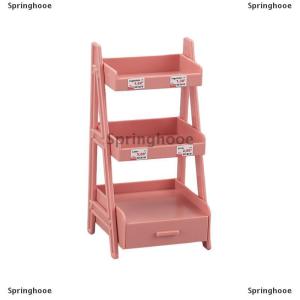 [COD] Springhooe 1:12 Dollhouse Miniature Plant Flower Stand Shelf Bookshelf Display Rack Furniture Fairy Garden Tool Storage Rack Model Toy