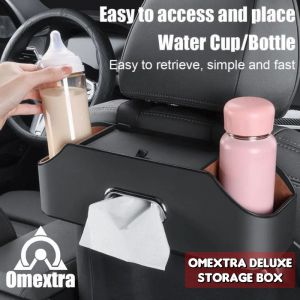 Deluxe Omextra Car Storage Box Tisu Gantungan Jok Mobil Cup holder Car