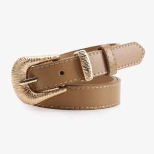 CHLOCH Khóa ghim Dây lưng Punk Da PU Thắt lưng Hip Hop Bền bỉ Phong cách cổ điển Thắt lưng nữ Trang phục hàng ngày