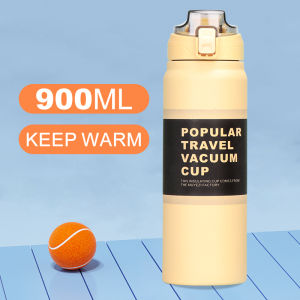 900ml Insulated vaccum tumbler stainless steel thermos sport water bottle hot and cold Bottled Cover Portable