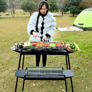 BẾP NƯỚNG THAN HOA GẤP GỌN BẾP NƯỚNG Dã Ngoại Sân Vườn Homstay COMBO-B2