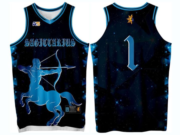 BASKETBALL JERSEY ZODIAC SIGNS 11 SAGITTARIUS INSPIRED FREE CUSTOMIZE