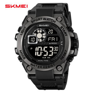 JAM SPORT PRIA DEWASA / JAM TANGAN PRIA DIGITAL RUBBER SKMEI 2318 ORIGINAL TAHAN AIR MENYELAM