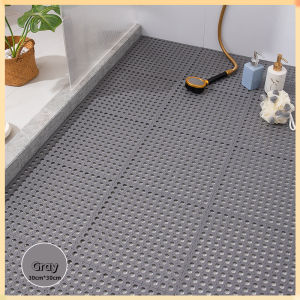 [OKLIFE.SG]Bathroom Anti-slip Mat/ Bathroom Carpet Soft Non-slip mats 6Colors available DIY Combination (Ready Stock )