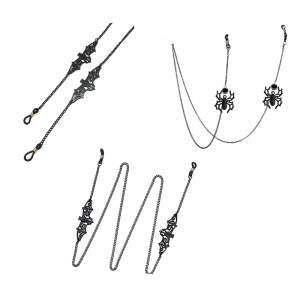 Gothic Glasses Cord For Women Halloween Glasses Chain Eyeglasses Cord Strap Eyeglass Chain Holder Eyeglasses Cord Holder