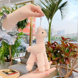 Cute Alpaca Keychain Pendant Plush Toy Birthday Gift Christmas Gift - Mainan Kanak Budak Perempuan Lelaki - 可爱羊驼挂件 呆萌小公仔毛绒玩具迷你玩偶包包挂饰钥匙扣女