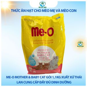 thức ăn cho mèo bầu & mèo mới sinh me-o Mother & Baby Cat Xuất xứ Thái Lan Cung cấp đủ dinh dưỡng