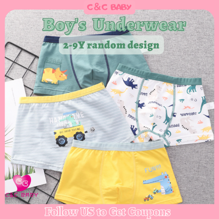 C&C BABY Kid Boy 2-9yrs Panty Short Kid's Brief Boy's Underwear