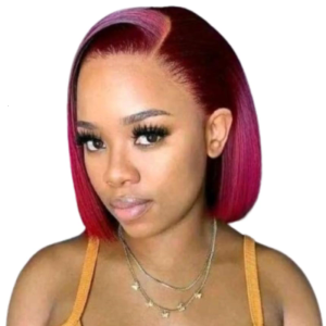 Sợi Tổng Hợp Ngắn Thẳng Hairpiece Đầy Đủ Mũ Cho Phụ Nữ Nhanh Chóng Kiểu Tóc