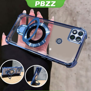 Ốp lưng PBZZ cho điện thoại Redmi 9C 10C C40 10 10A 4G chất liệu silicon mềm chống sốc thiết kế mới kiểu dáng thẩm mỹ trong suốt màu tím dễ thương có giá đỡ dành cho nữ SJXUZJ2