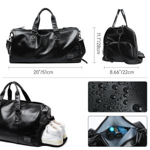 MOYYI Fashion Travel Sports Bags Large Capacity Men Training Dry And Wet Pocket for Shoes waterproof gym bags Fitness Weekender bag Luggage
