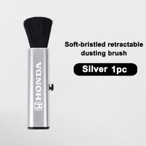 ขนแปรงอ่อนนุ่มแปรงกำจัดฝุ่นแปรงปัดแก้มพับเก็บได้ทำความสะอาดเหมาะสำหรับฮอนด้า CR-V Civic XRV BR-V BRIO CITY ใหม่ HR-VAccord พอดีกับแผงหน้าปัดแปรงทำความสะอาดรถยนต์โดยเฉพาะ