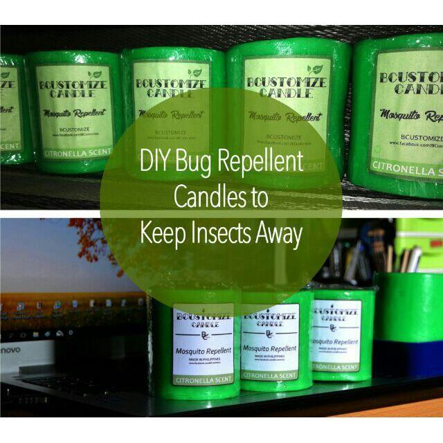 Mosquito Repelling Citronella Scented Candle Lazada PH